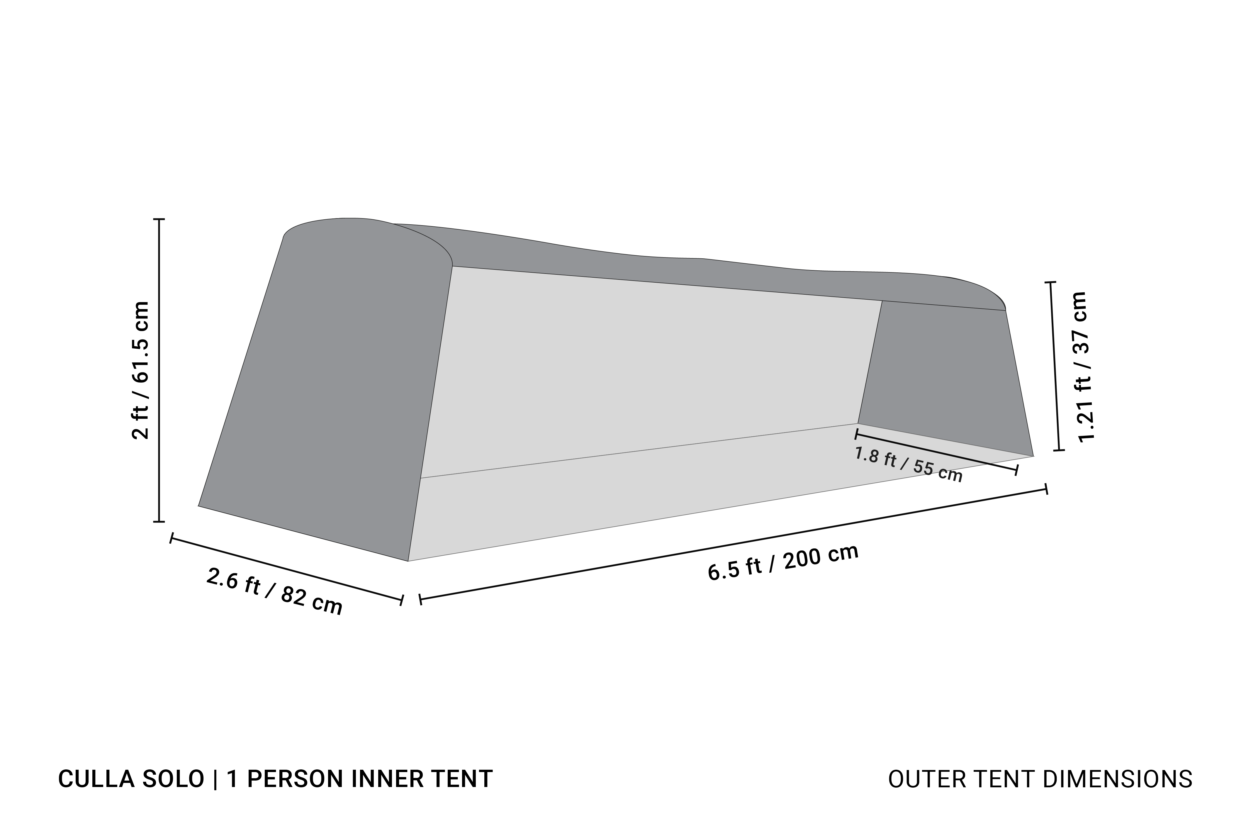 CULLA SOLO | 1 PERSON INSULATED INNER TENT