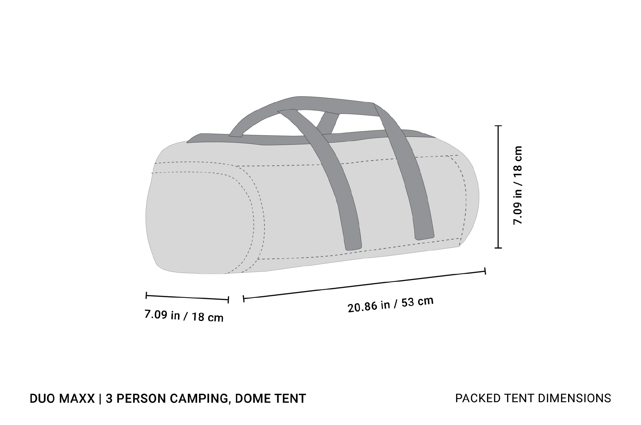 DUO MAXX | 3 PERSON CAMPING, DOME TENT