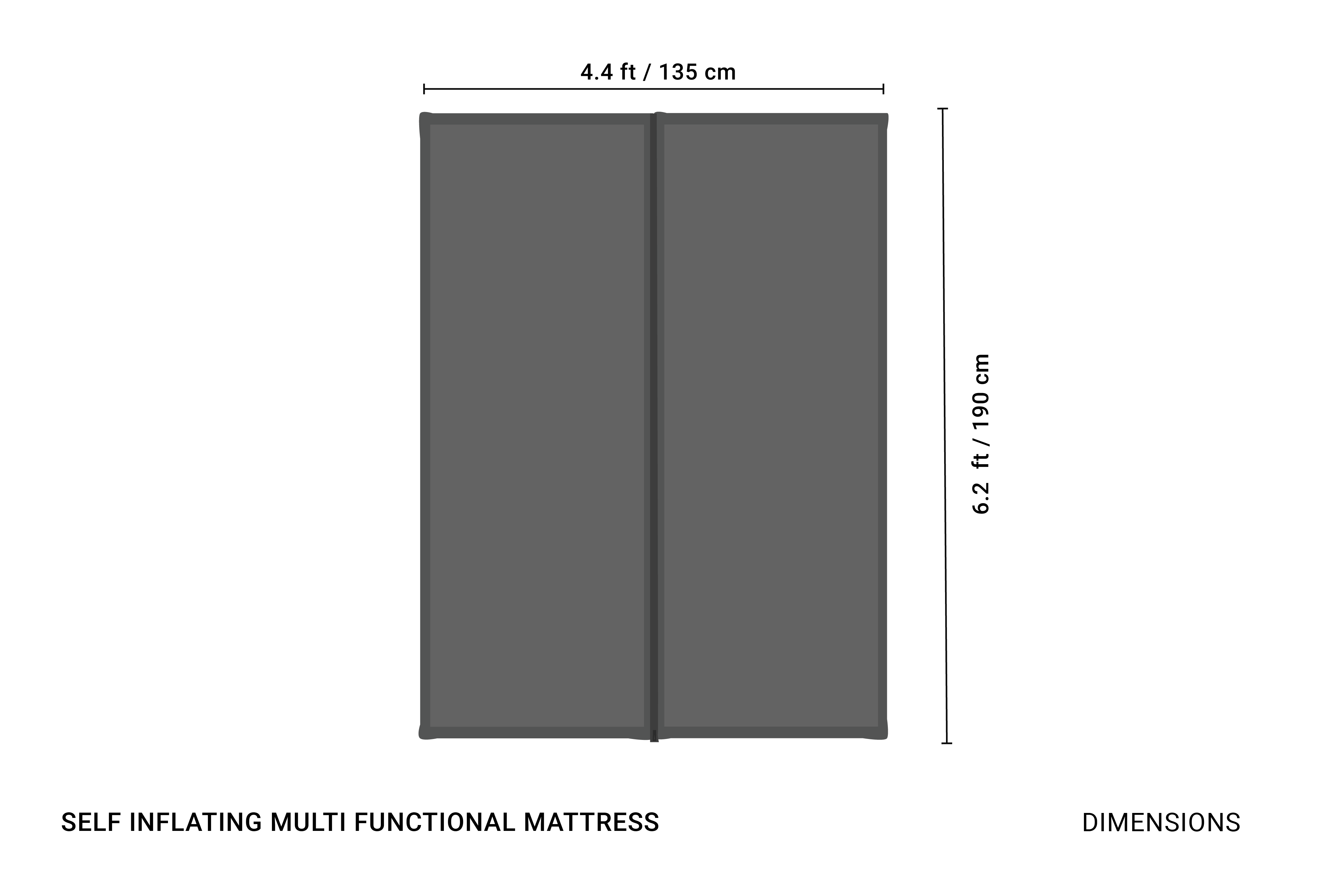 SELF INFLATING MULTI FUNCTIONAL MATTRESS | 1-2 PERSON