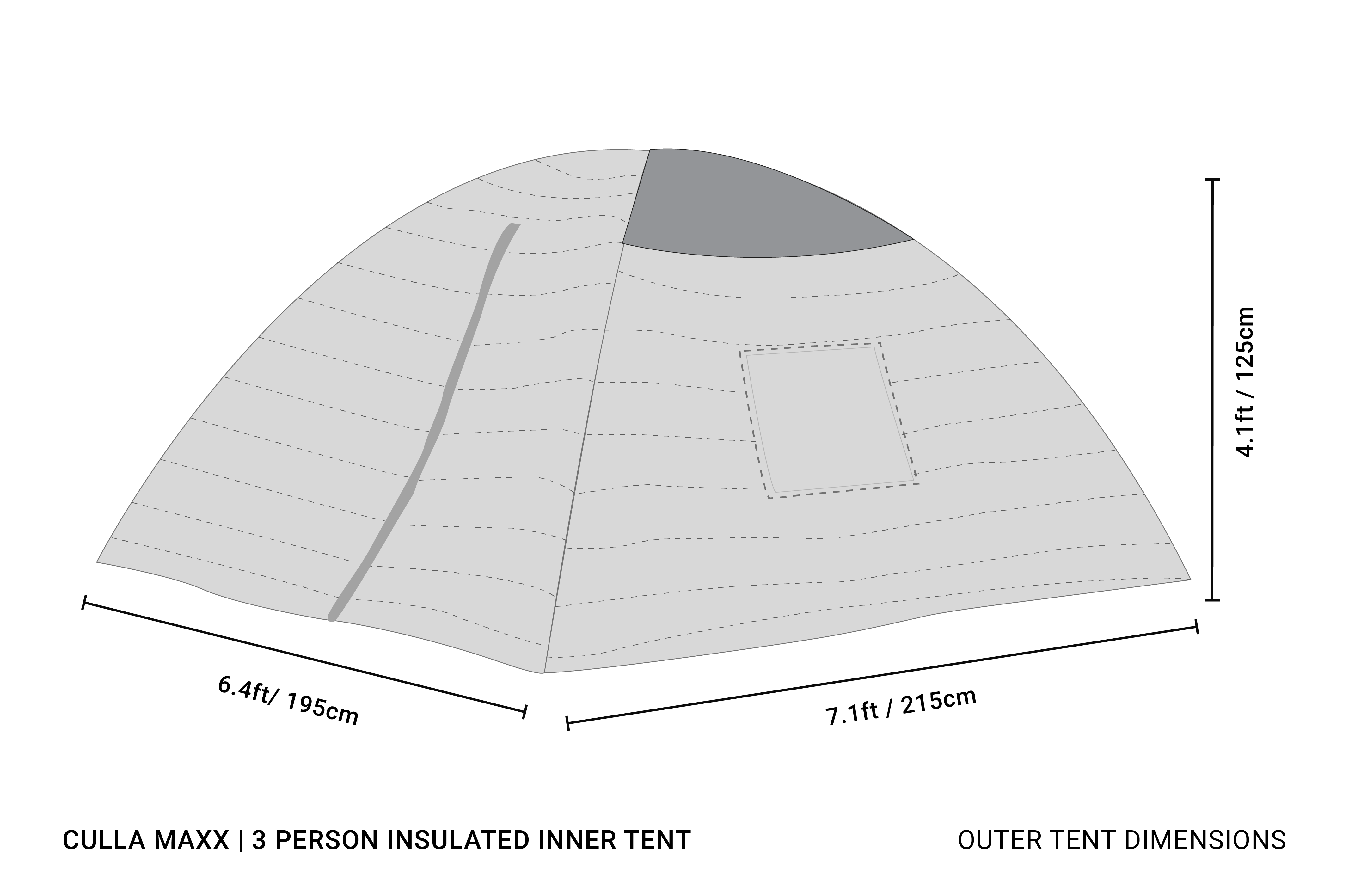 CULLA MAXX | 3 PERSON INSULATED INNER TENT | AVAILABLE FOR BACKORDER US/CA