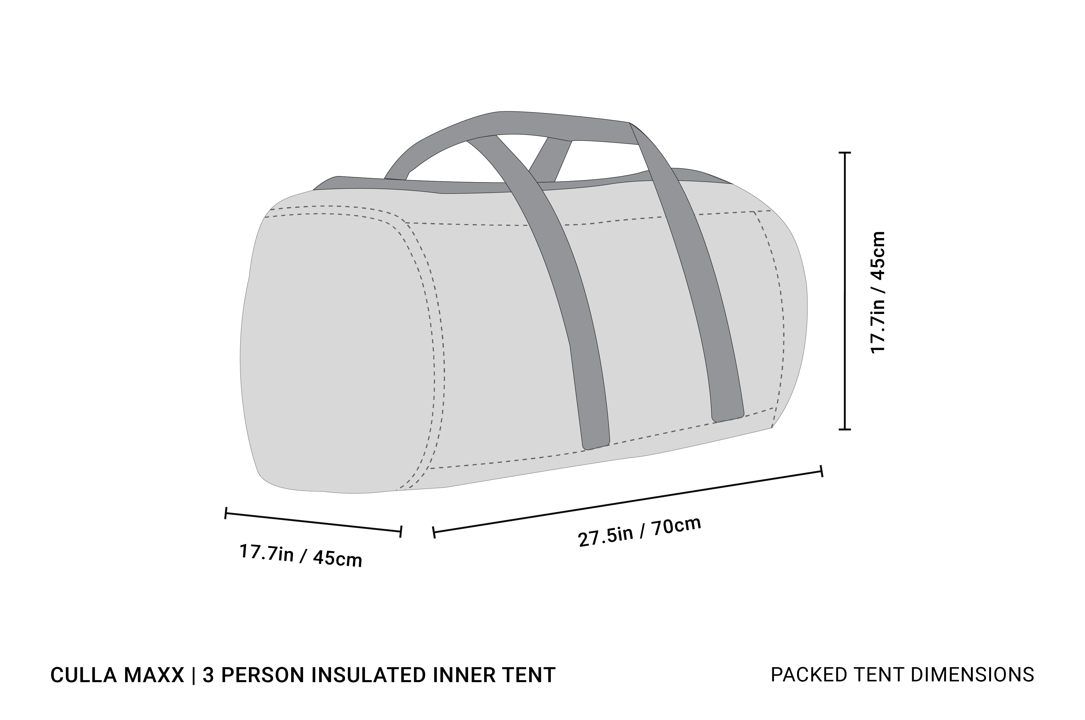 CULLA MAXX | 3 PERSON INSULATED INNER TENT | AVAILABLE FOR BACKORDER US/CA